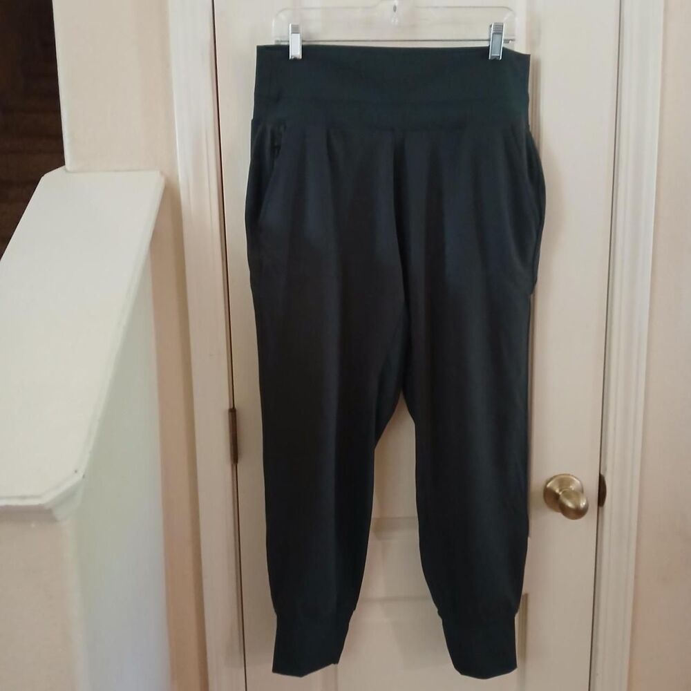 Athleta Venice High Rise Joggers Abalone Gray L Athleisure Basic Travel Classic